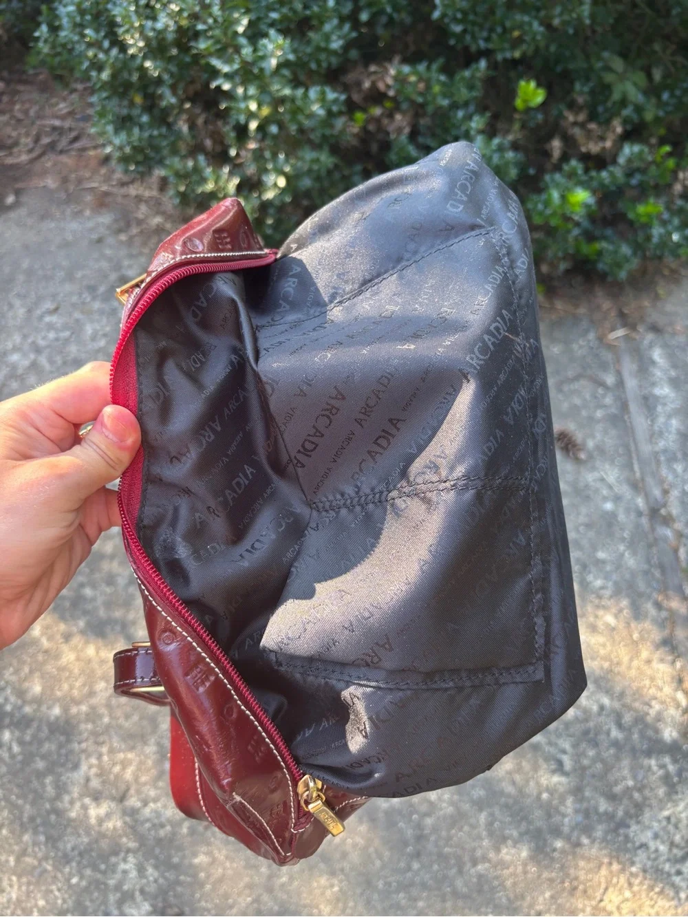 Arcadia patent leather